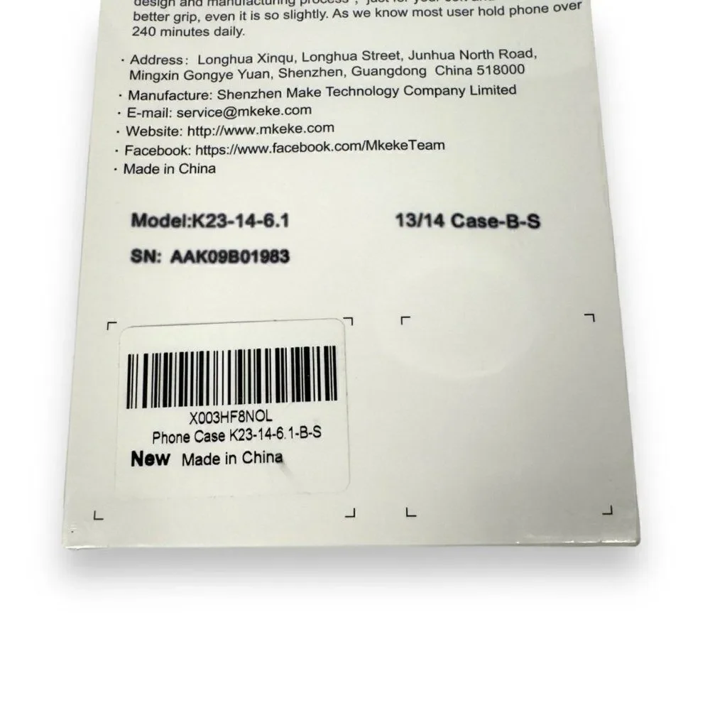 Mkeke Silicone Magnetic‎ MagSafe Case iPhone 13/14
